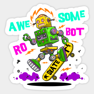 robot toy Sticker